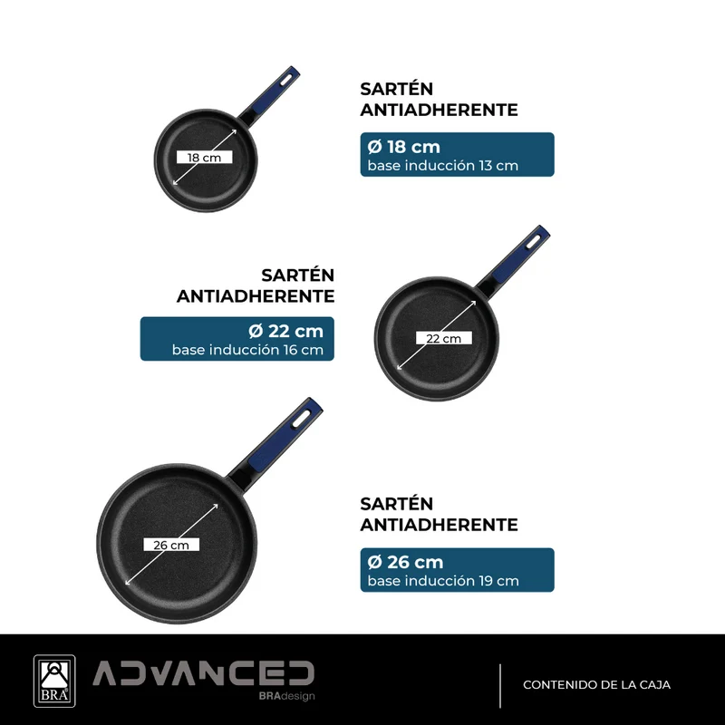 Set de sartenes Advanced
