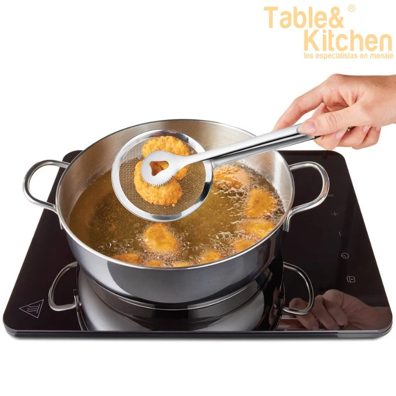 PINZA INOX PARA FRITOS Y SERVIR D.10CM