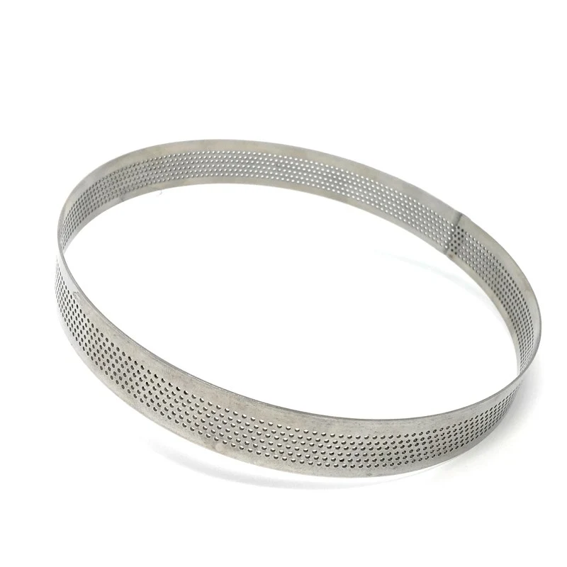 Aro Perforado para Tartas 16 cm Acero Inoxidable - Altura 2 cm Lacor