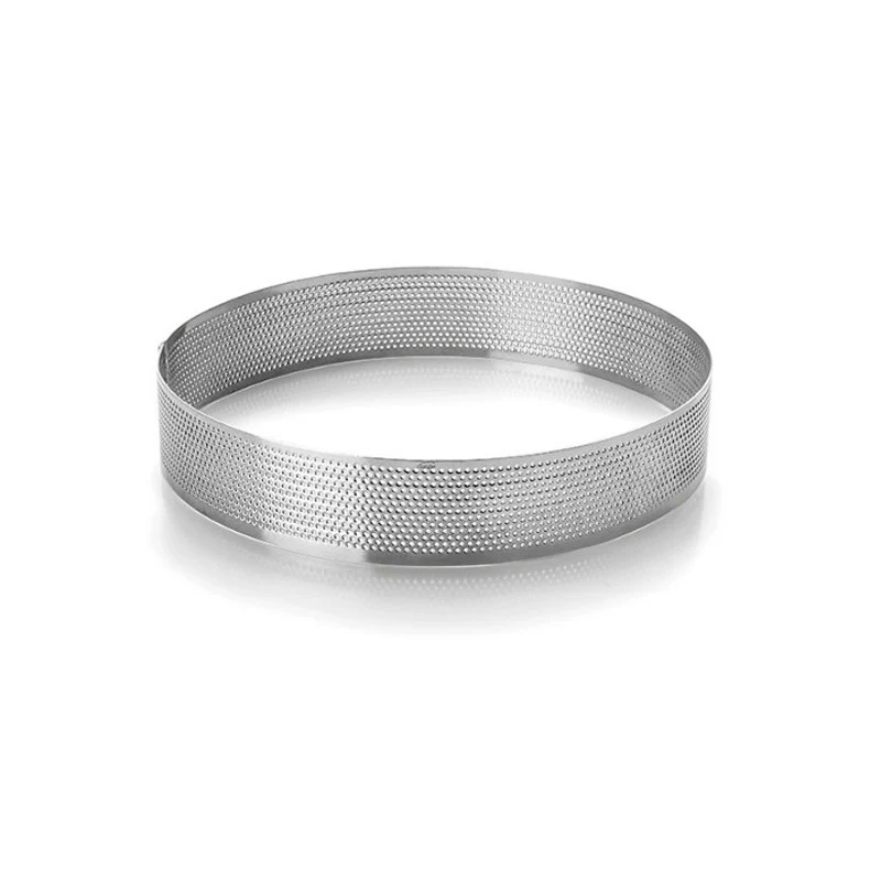 Aro Perforado para Tartaletas 7 cm Acero Inoxidable - Altura 2 cm Lacor