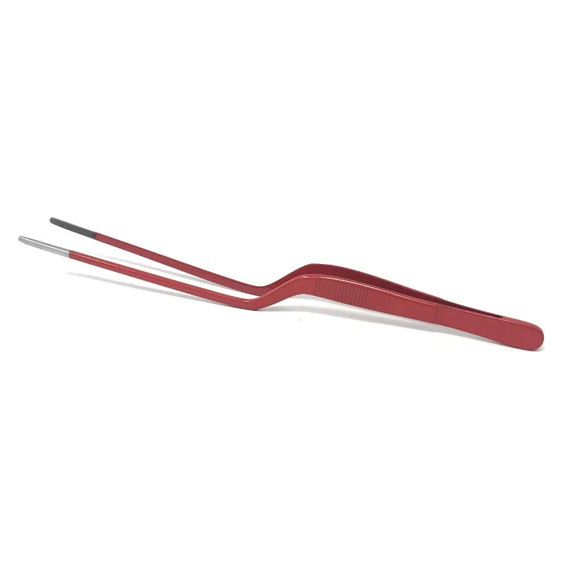 Pinza de Emplatar Profesional Roja 20cm | Acero Inoxidable