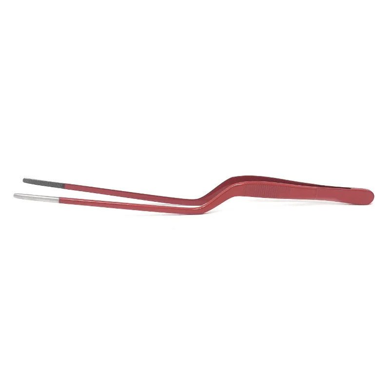 Pinza de Emplatar Profesional Roja 20cm | Acero Inoxidable