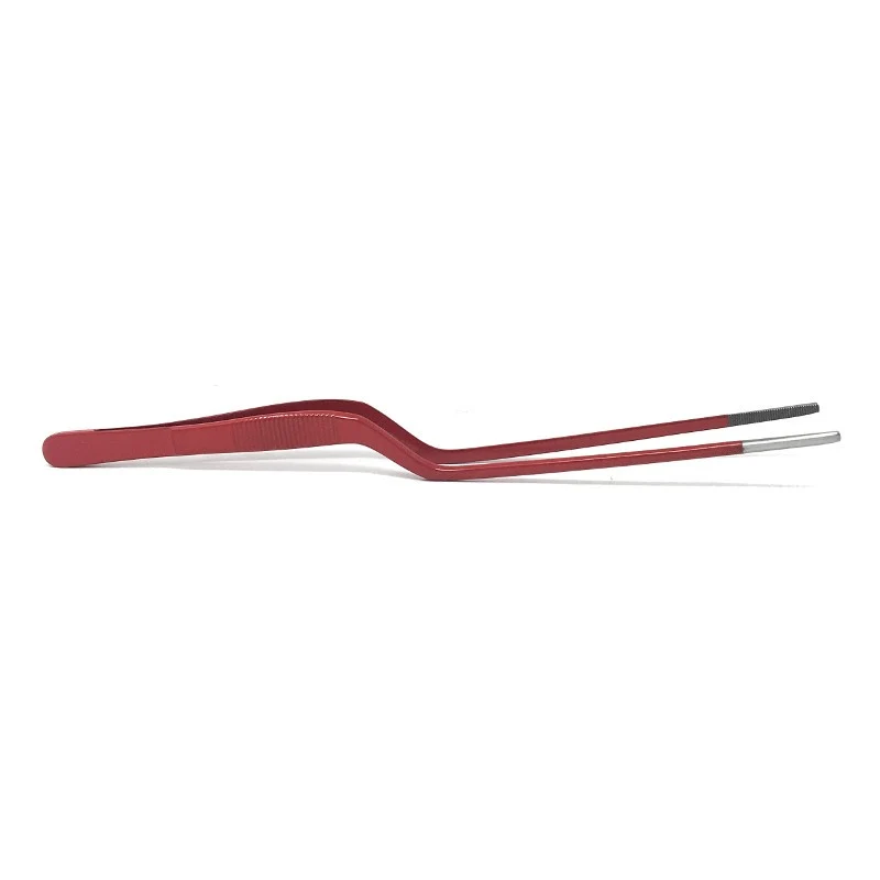 Pinza de Emplatar Profesional Roja 20cm | Acero Inoxidable