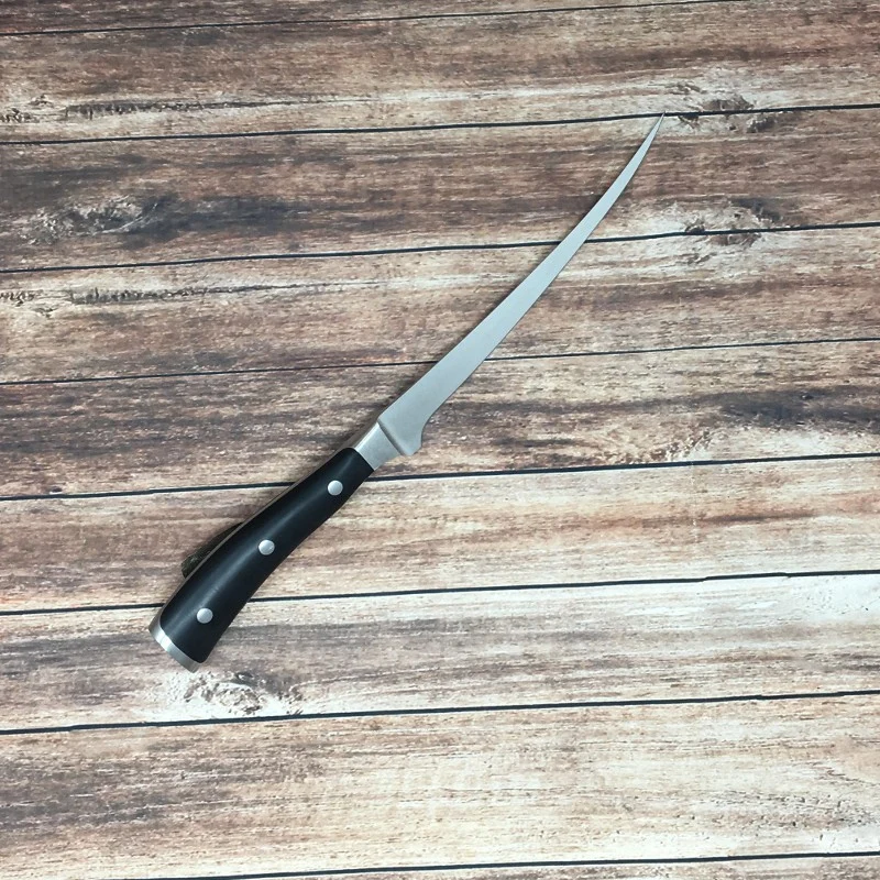 Cuchillo filetador curvo wusthof 18 cms flexible ikon classic