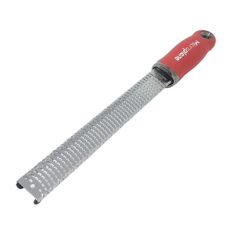 Rallador Microplane Premium Zester 46127 - Rojo Pasión Acero Inoxidable