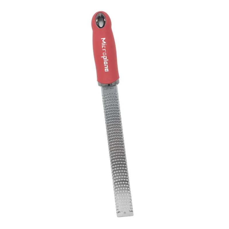 Rallador Microplane Premium Zester 46127 - Rojo Pasión Acero Inoxidable