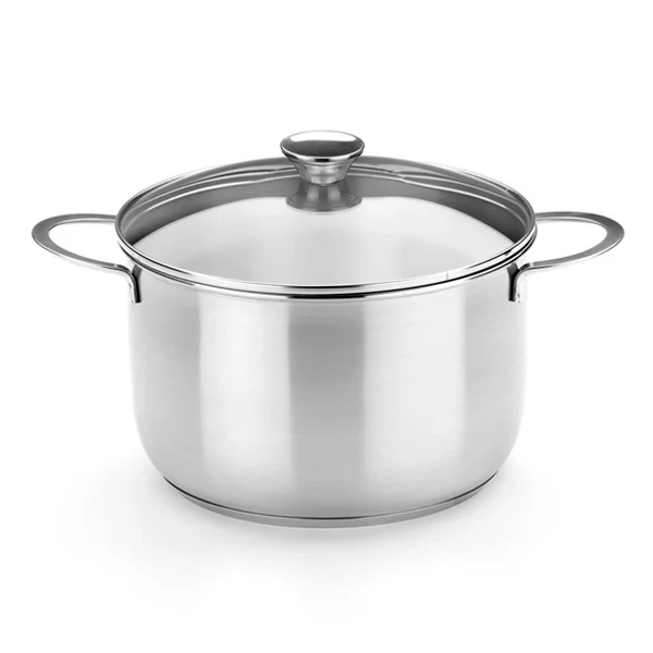 Olla acero inoxidable sin antiadherente con tapa Ancora