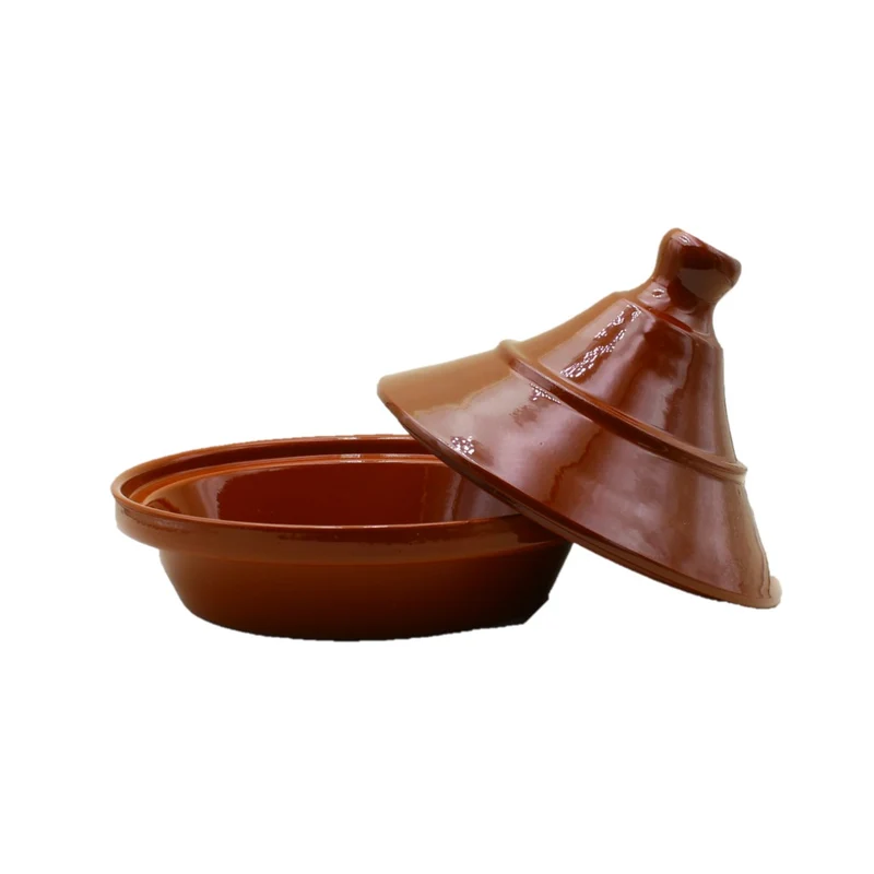 Tajina Schmortopf ein Unikat wegen Handarbeit und Glasiert 22 cm