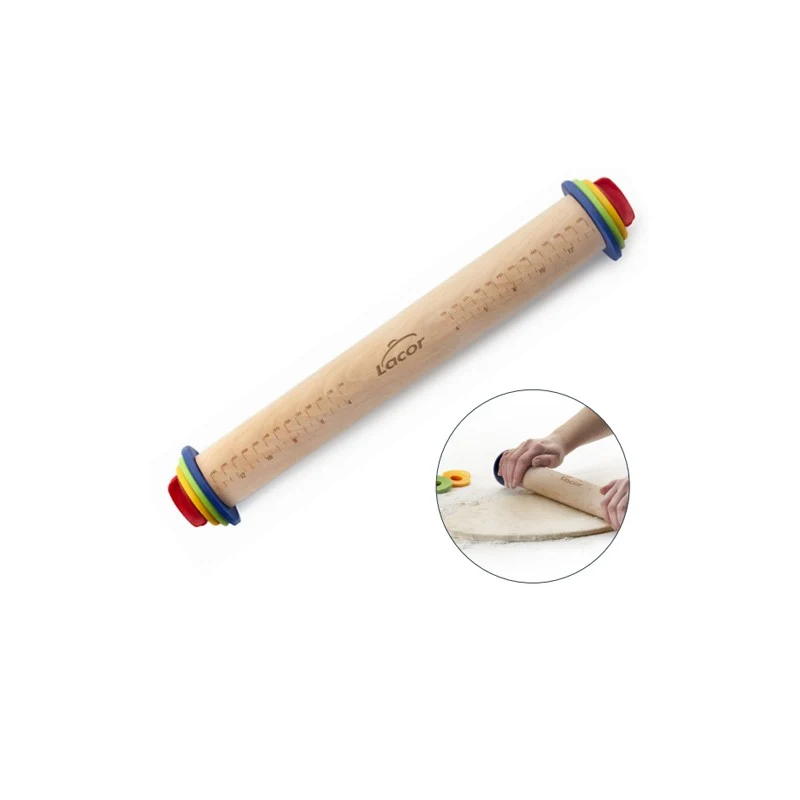 Rodillo de amasar ajustable Lacor