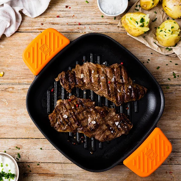 Plancha cuadrada con rayas Efficient Iron
