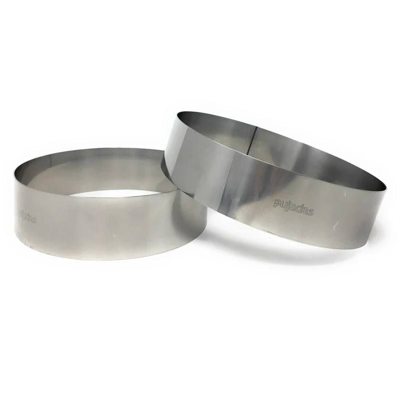 Aro para Tartas 18 cm Acero Inoxidable - Altura 4.5 cm