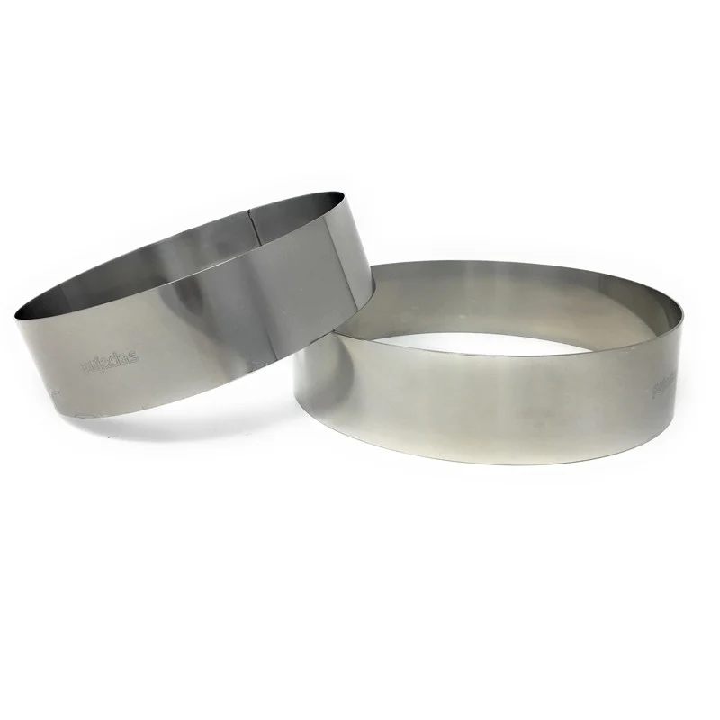 Aro para Tartas 20 cm Acero Inoxidable - Altura 4.5 cm Pujadas