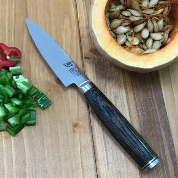 Cuchillo Pelador Kai Shun Premier 9 cm | Acero Damasco 32 Capas TDM-1700