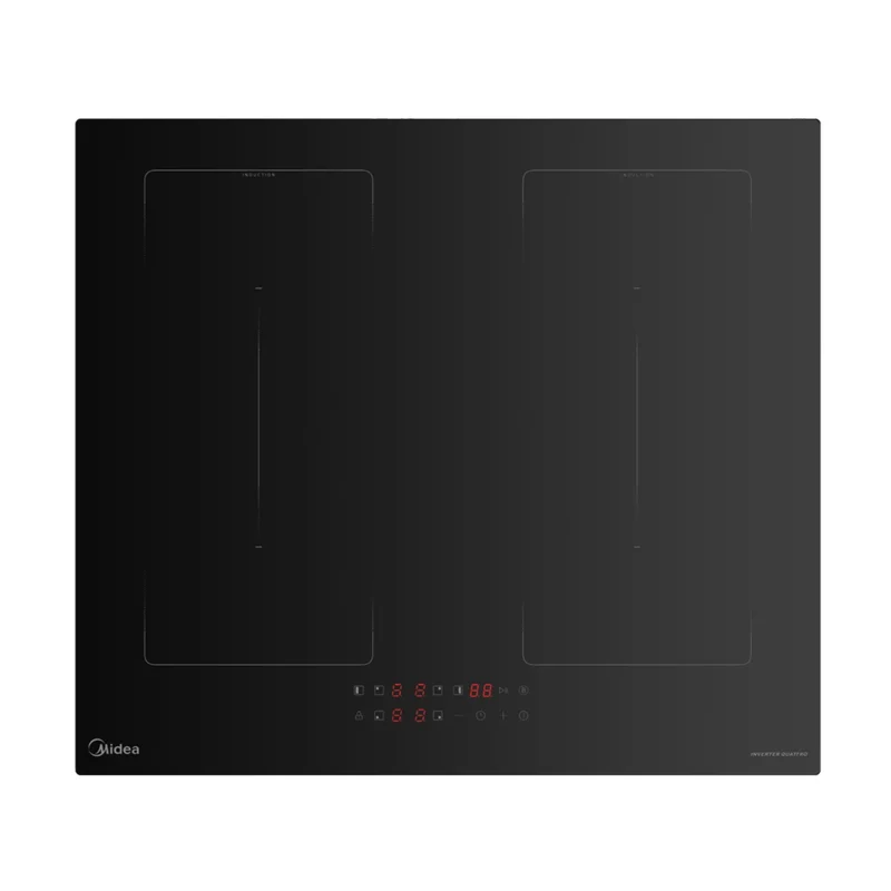 Midea Plantilla de Inducción Eléctrica Empotrable 4 Discos 60 cm, MIC60T4BCGK