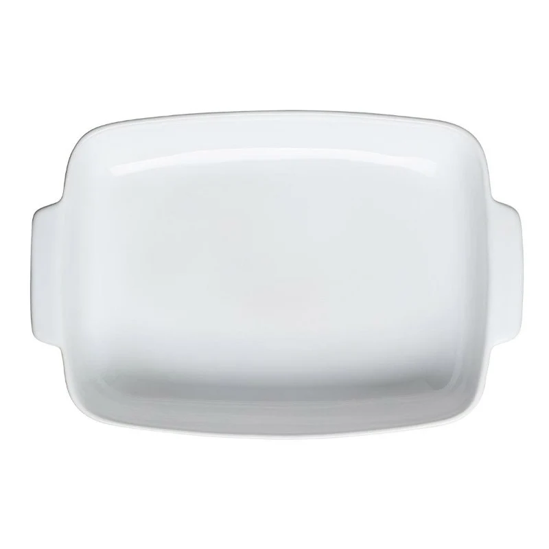 FUENTE RECTANGULAR CERAMICA BLANCA 35X23 CM PYREX