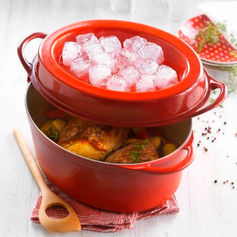 Cocotte Doufeu oval de hierro Le Creuset