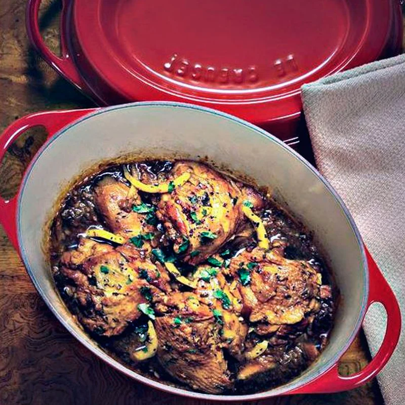 Cocotte Doufeu oval de hierro Le Creuset