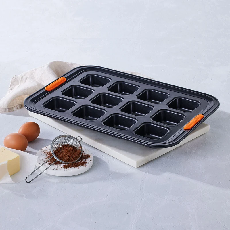 Molde para brownies, magdalenas cuadradas, sobaos y tartaletas Le Creuset