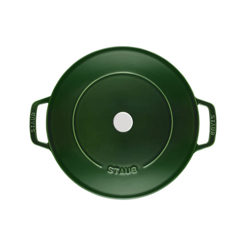 Cocotte baja tipo cacerola de hierro fundido Staub