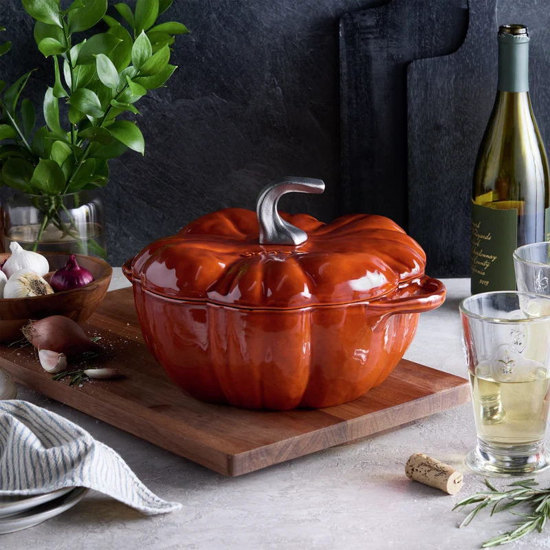 Cocotte calabaza de hierro fundido Staub