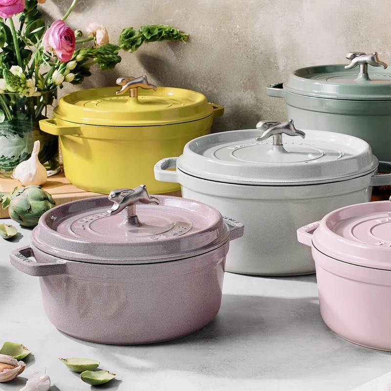 Pomo de acero inoxidable para cocotte Staub