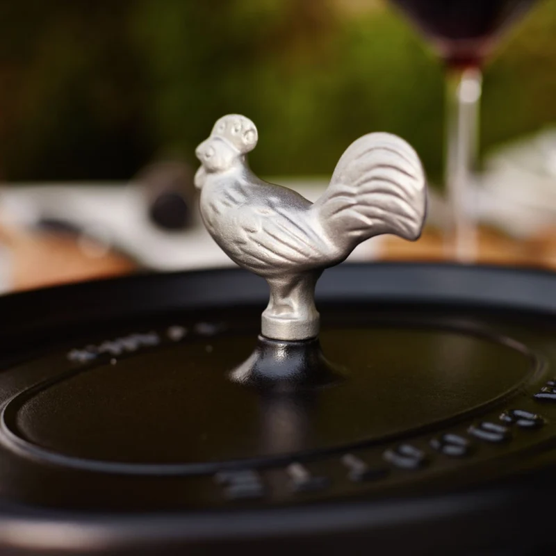 Pomo de acero inoxidable para cocotte Staub
