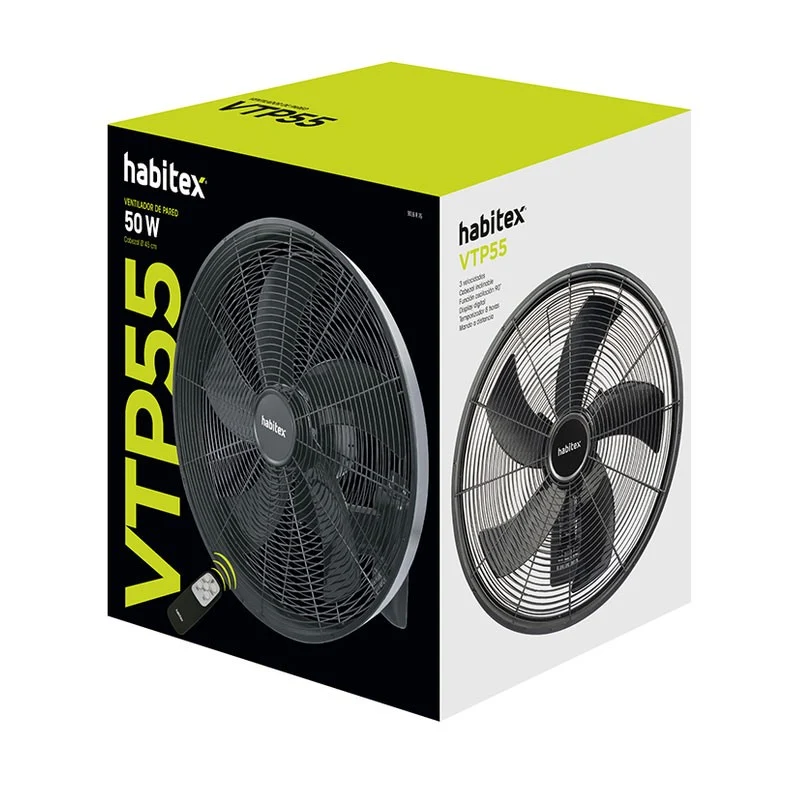 VENTILADOR DE PARED HABITEX VTP55