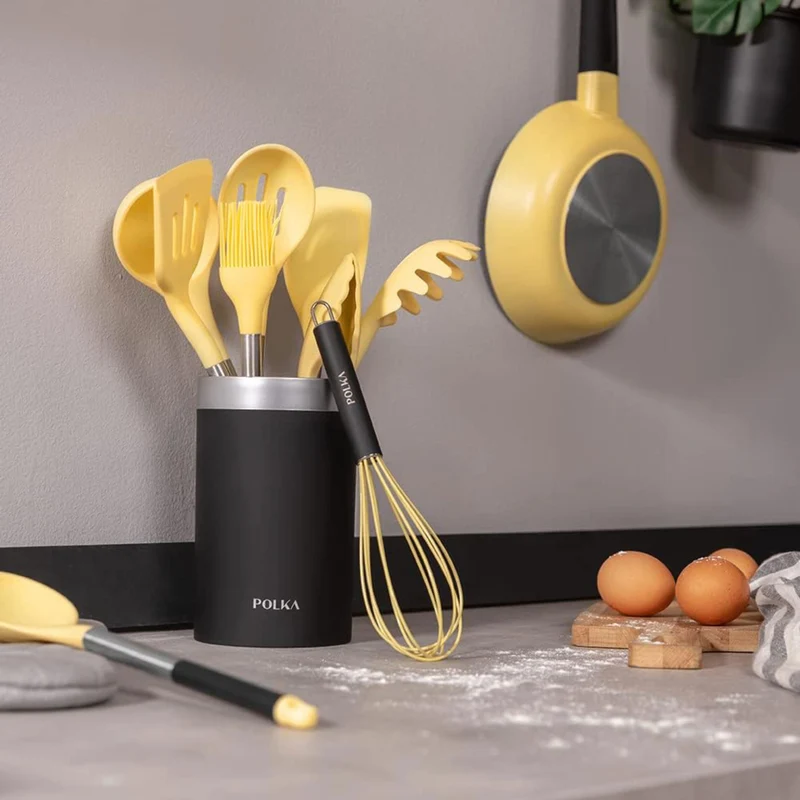 SET DE UTENSILIOS COCINA POLKA VULCANO