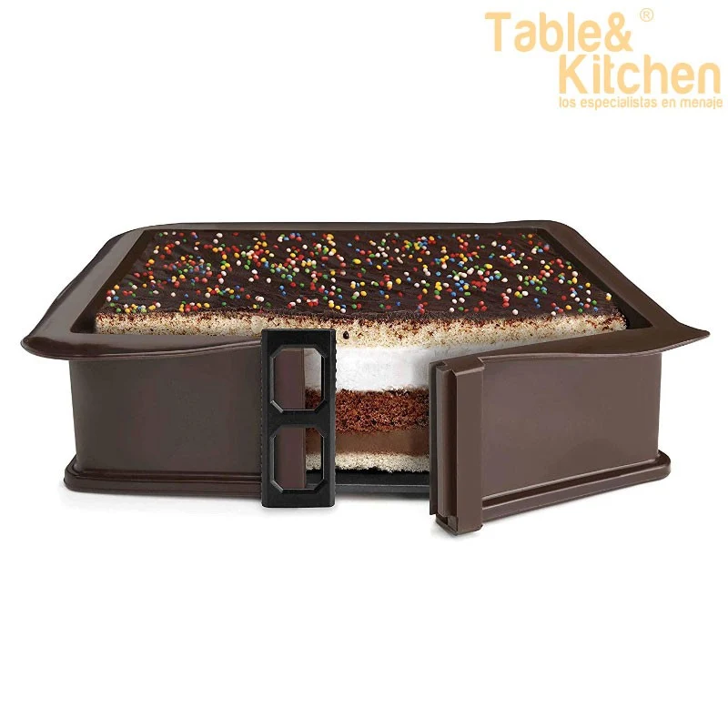 MOLDE DESMONTABLE CUADRADO 21X21X7CM LACOR