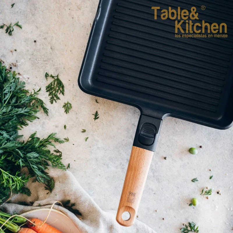 GRILL 28CM CON RAYAS MARKET BRA