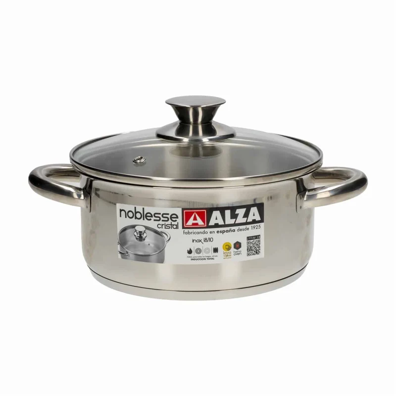 ALZA NOBLESSE CRISTAL cacerola 18 cm.