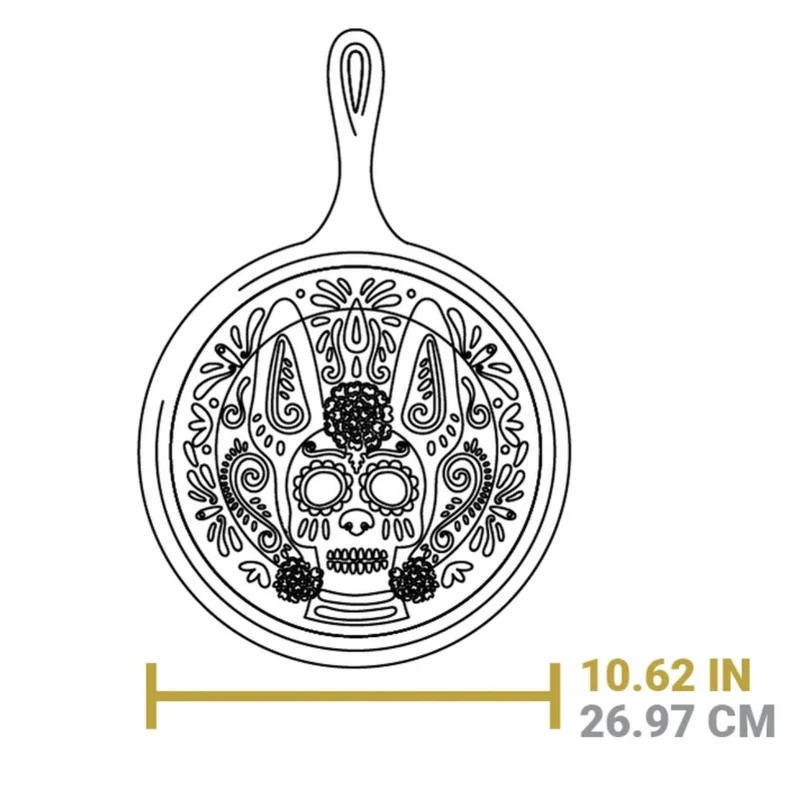 Crepera de hierro fundido Sugar Skull Lodge