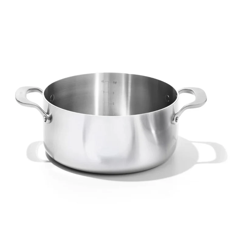 Cacerola con tapa 3PLY de acero inoxidable Mira OXO