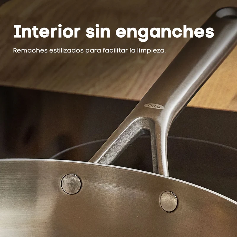Sartén 3PLY de acero inoxidable multicapa Mira OXO