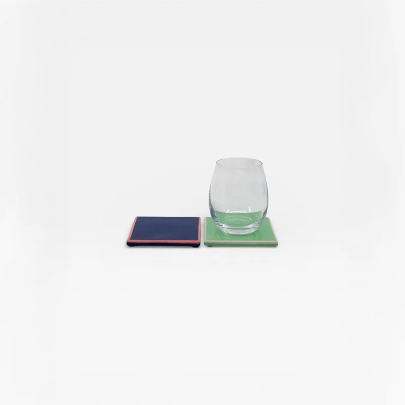 Posavasos Tile Azul / Rosa (set de 4)