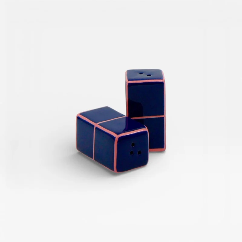 Set Salero Pimentero Azul / Rosa