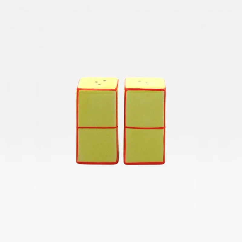 Set Salero Pimentero Amarillo / Naranja