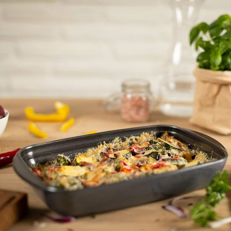 Bandeja rectangular de cristal antiadherente Easy Kuhn Rikon