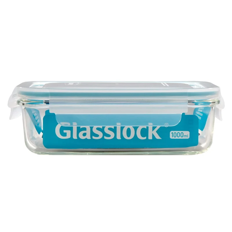 Recipientes herméticos de cristal rectangulares Glasslock