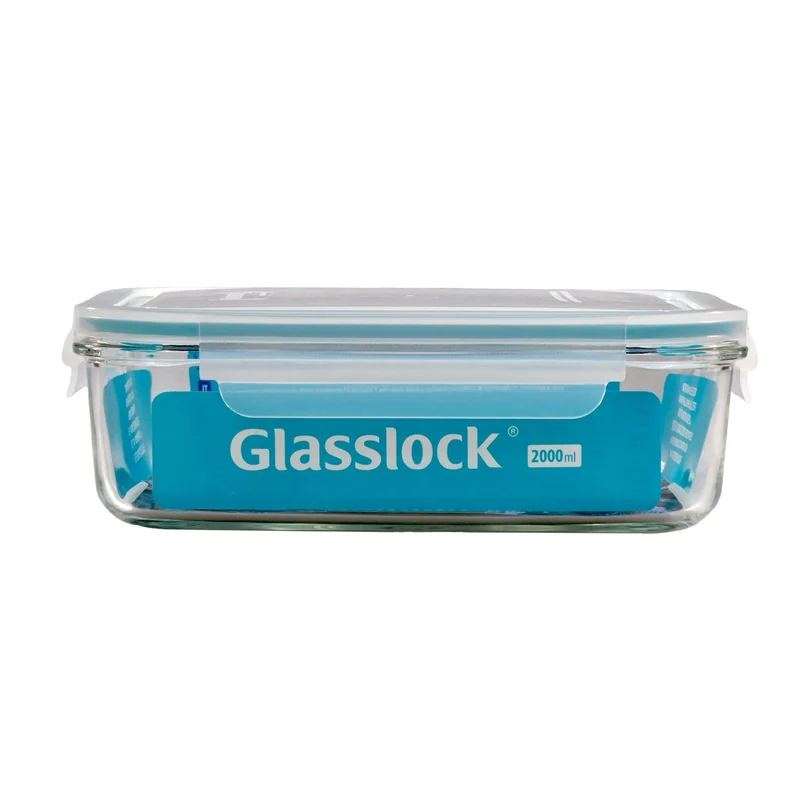 Recipientes herméticos de cristal rectangulares Glasslock
