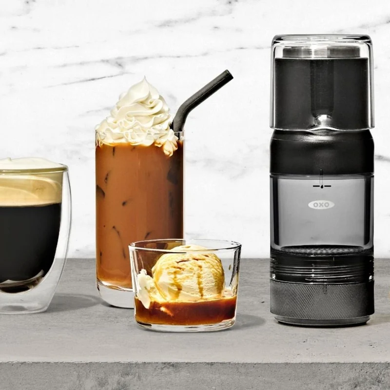 Cafetera portátil manual para café caliente y cold brew Rapid Brewer OXO