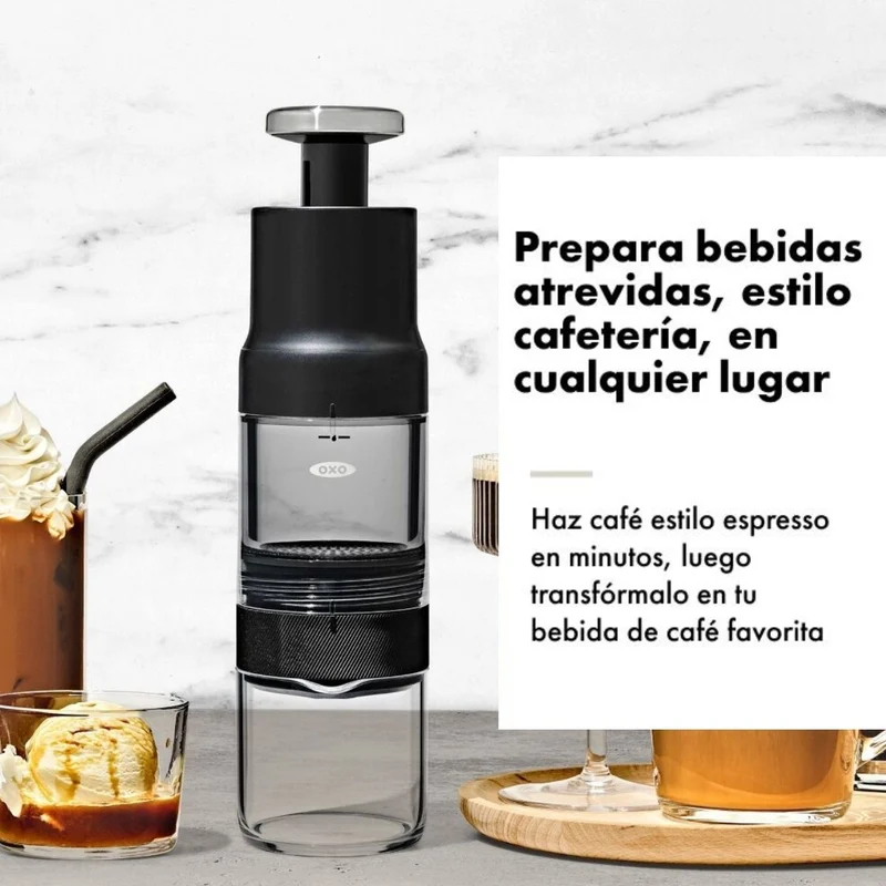 Cafetera portátil manual para café caliente y cold brew Rapid Brewer OXO