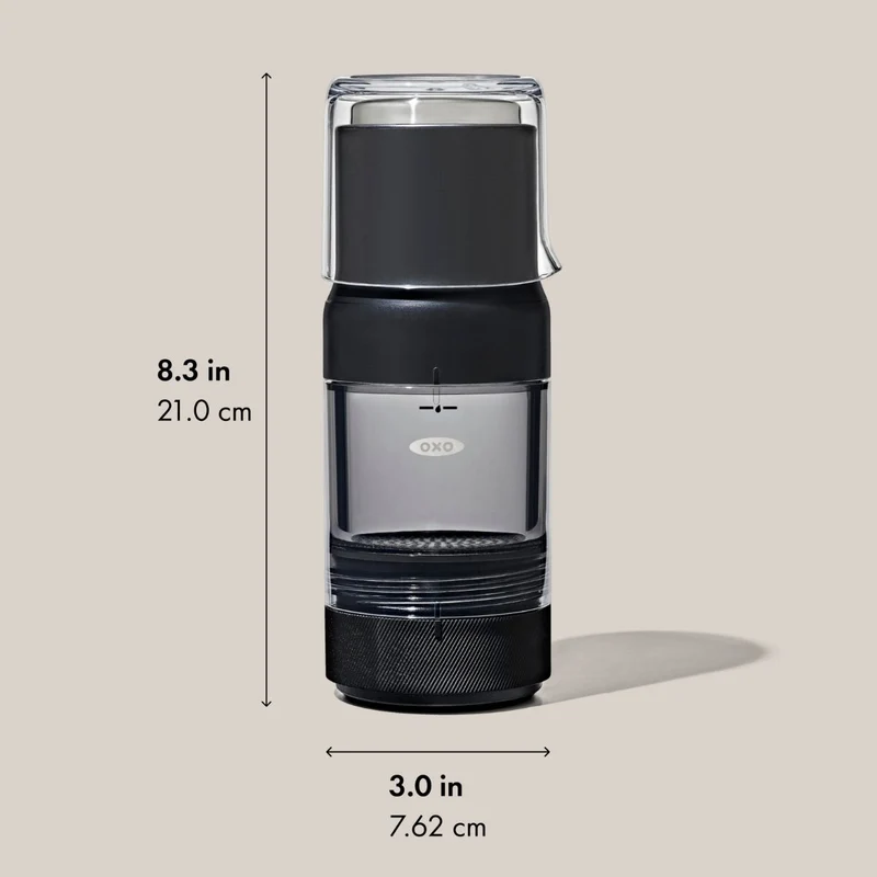 Cafetera portátil manual para café caliente y cold brew Rapid Brewer OXO