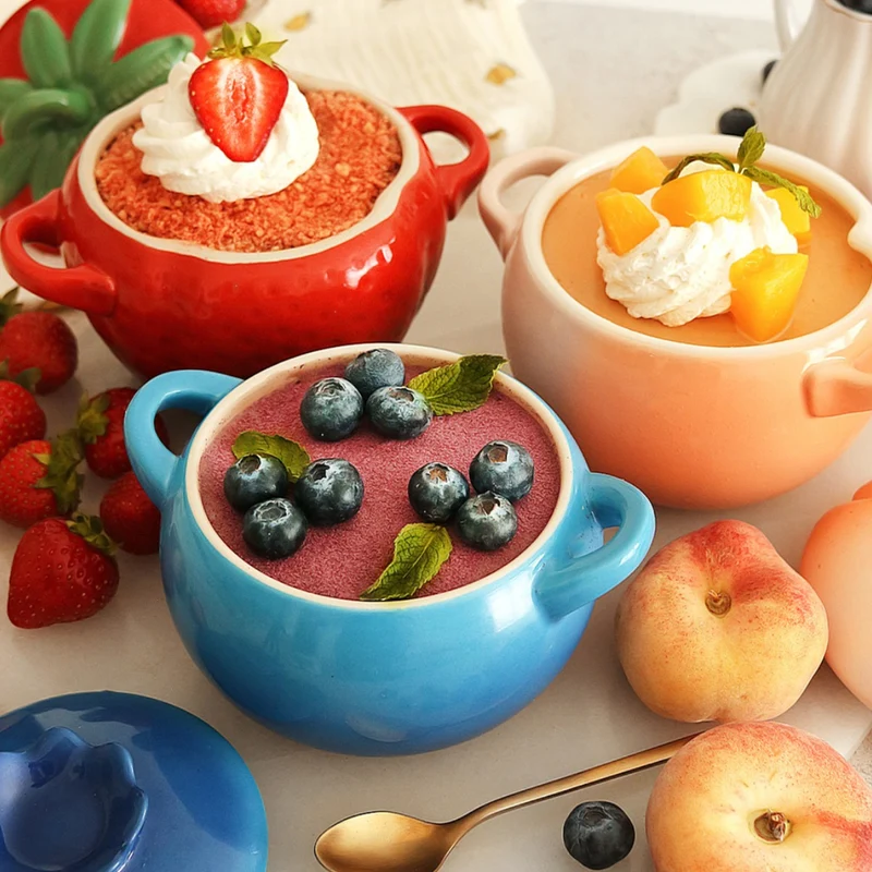 Mini cocotte cerámica frutas Le Creuset