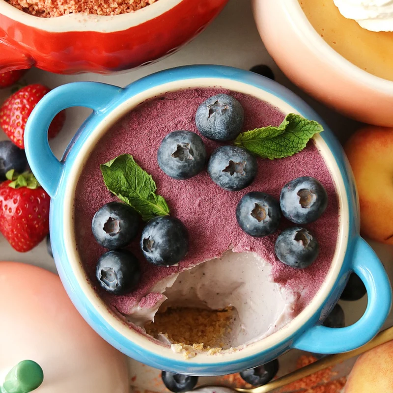 Mini cocotte cerámica frutas Le Creuset