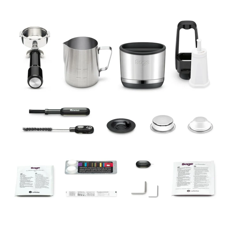 Cafetera espresso automática con molinillo y pantalla táctil The Oracle™ Dual Boiler Sage