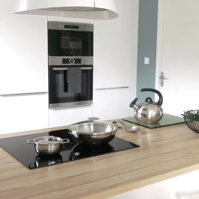 Wok de acero inoxidable multicapa Casteline Cristel