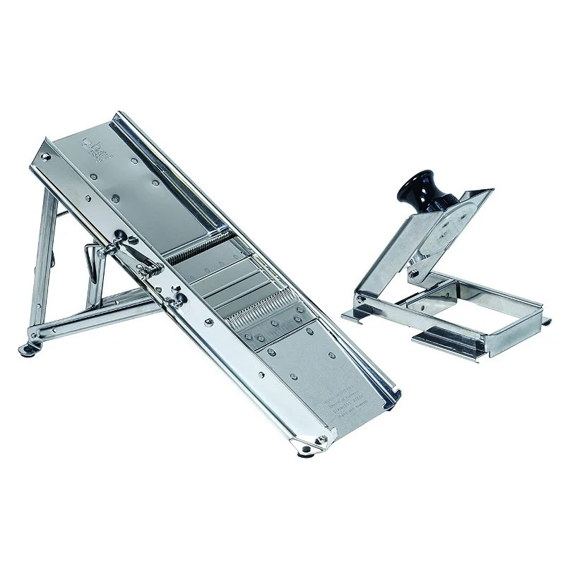 Mandolina inox c/carro bron profesional