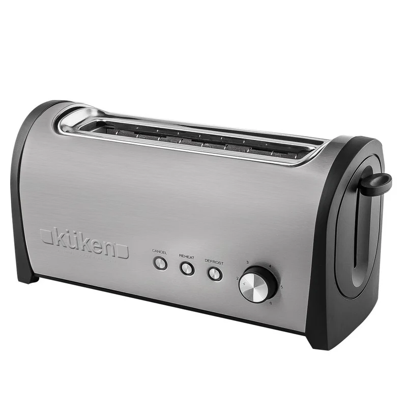 TOSTADORA INOX 4 PIEZAS 1400W