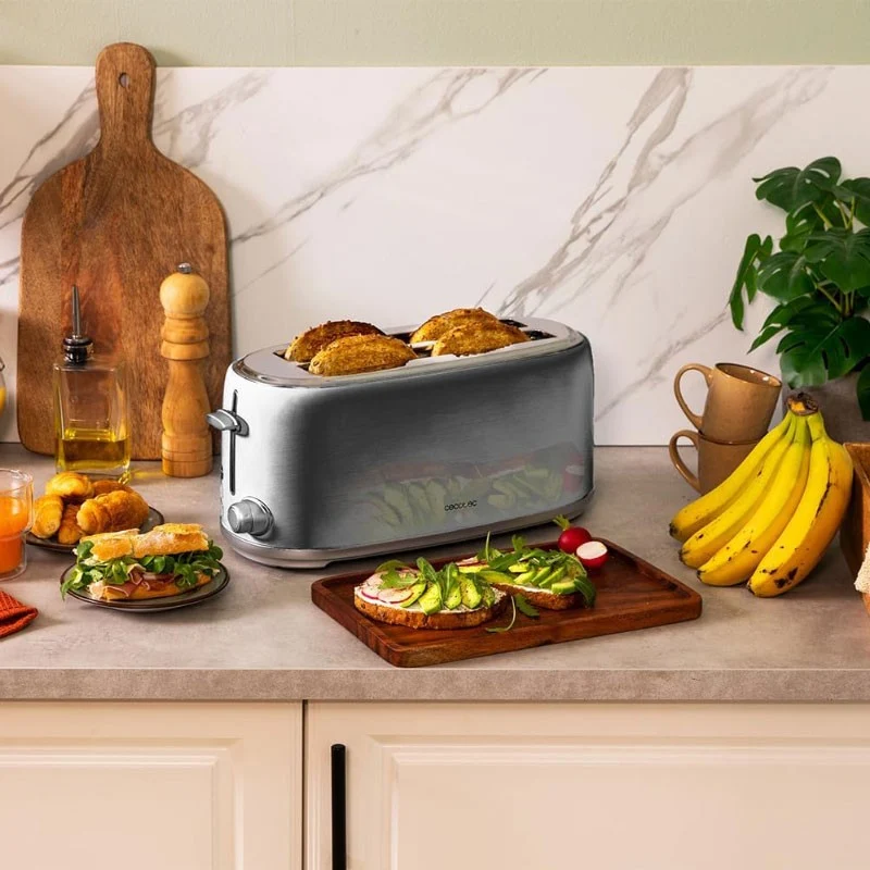 TOSTADOR VERTICAL TOAST&TASTE 1600 RETRO DOUBLE INOX